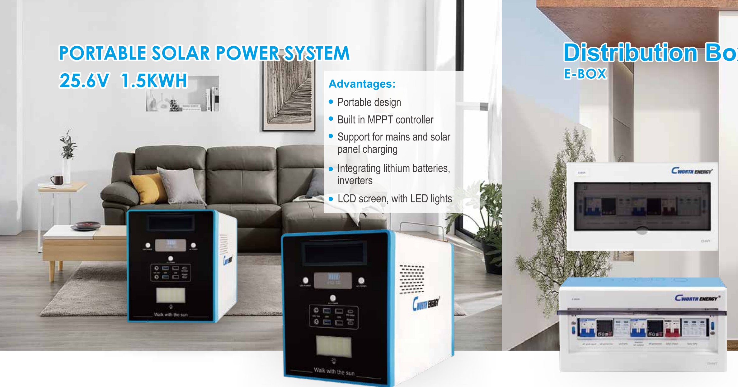 Kits PV résidentiels et PME Cworth Energy